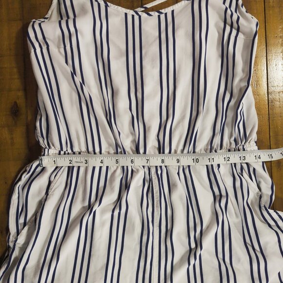 H&M Divided Striped Romper - Size 12 - Picture 7 of 8